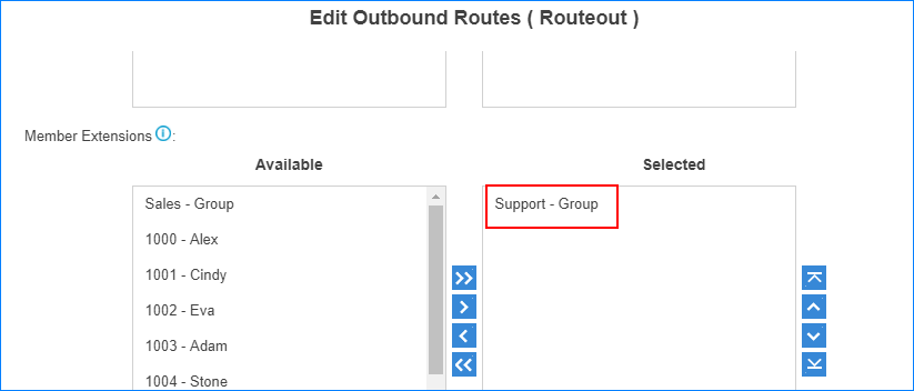 Extension setup 10 use-extension-group-in2pbx