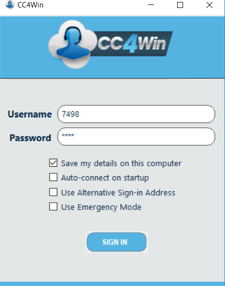 CC4Win-login-screen