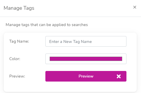 Manage-tags-interface